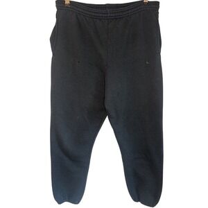 Vintage 90's Russell Athletic Black Drawstring Elastic Waist Sweatpants